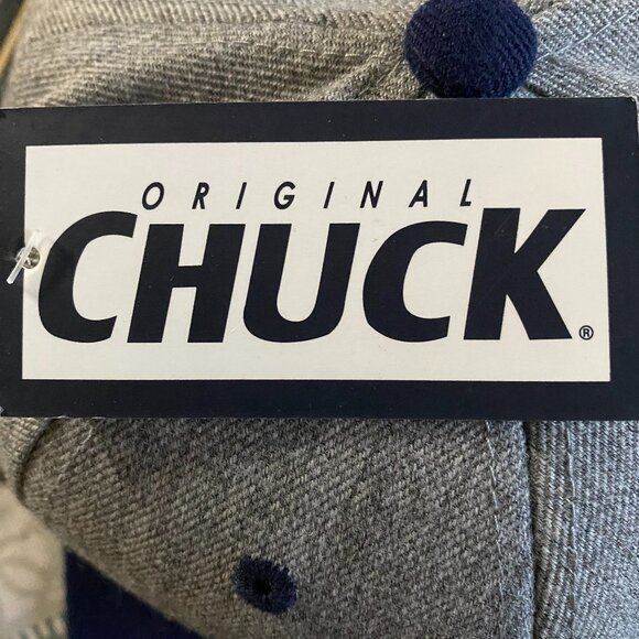 ORIGINAL CHUCK GRAY & DARK BLUE BASEBALL CAP - Picture 4 of 4